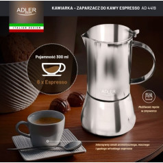 Espresso kafijas automāts - 350ml adler