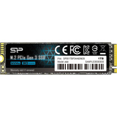 ssd p34a60 1tb pcie m.2 nvme 2200/1600 mb/s