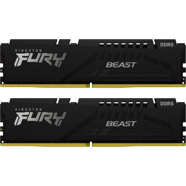 Atmiņa ddr5 fury beast black 64gb(2*32gb)/6000 cl40