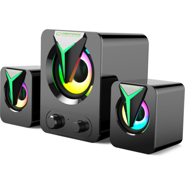 EGS107 2.1 usb led rainbow soprano speakers