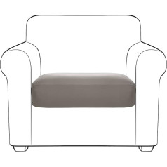 ‎Yates Home Yates Home PU ādas dīvāna spilvens Slipcover Ūdensizturīgs elastīgs krēsls Camper Van Seat Covers Loveseat dīvāns Dīvāns Mēbeļu aizsargs Slipcover dīvāna nomaiņai Dzīvojamā istaba (Krēsls, Taupe)