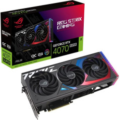 | rog strix geforce rtx 4070 super 12gb gddr6x oc edition | nvidia | 12 gb | geforce rtx 4070 super | gddr6x atmintis | pci express 4.0 jungtis