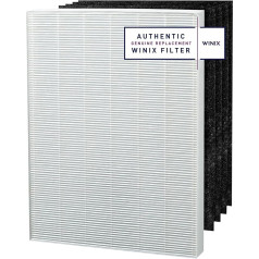 Winix 115115 Ersatzfilter A für C535, 5300-2, P300, 5300, 4 Stück (1er Pack)