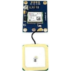 Paradisetronic.com GPS modulis ar NEO-6M un keramikas antenu Arduino un lidojuma kontrollerim, UART, saderīgs ar u-blox