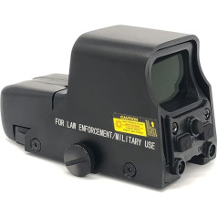 Minidiva ® 551 Holographic Sight Red Green Point Visier / Dot Anblick Bereich, 10 Stufen Helligkeit, passt in jede 20mm Schiene