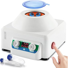 Mxmoonant centrifūgas iekārta, 4000 apgr./min, 6 x 15 ml, 1685 x g, 60 min laiks, piemērota 15 ml/10 ml/5 ml mēģenēm, laboratorijai, pētniecībai, mācībām (ES spraudnis)