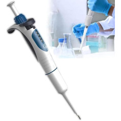 XLTEAM Pipette Mit Einstellbarem Volumen, Manuelle Einkanalpipette, Mit Austauschbaren Spitzen, Digitalanzeige Mit Einstellbarem Bereich, Für Die Laborforschung