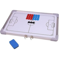 Fußball-Whiteboard, magnetische Fußball-Taktiktafel, Trainertafel, 45 cm x 30,5 cm, praktisches Fußball-Taktik-Whiteboard, multifunktionales Trainingsboard