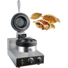 ExoticaBlend Elektrisches Waffeleisen, Panini-Presse, Sandwich-Maker, Eiscreme-Brioche-Hamburger-Maker, Panini-Pressmaschine, antihaftbeschichtete Platten, unabhängige Temperaturregelung