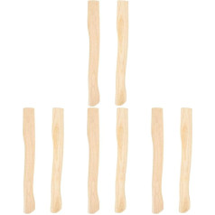 DOITOOL Holz-Ersatzgriff für Camp-Axt, 8 Stück, 37,9 cm, Beilgriff-Ersatz, Hickory-Beiliggriff, Ersatz, 38 x 4,4 cm