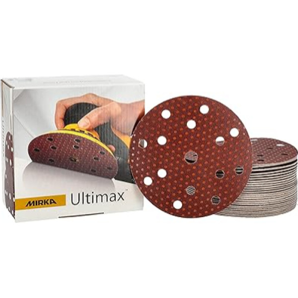 MIRKA UC61105015 Ultimax Grip 15L P150 150 mm 50 gab. iepakojumā