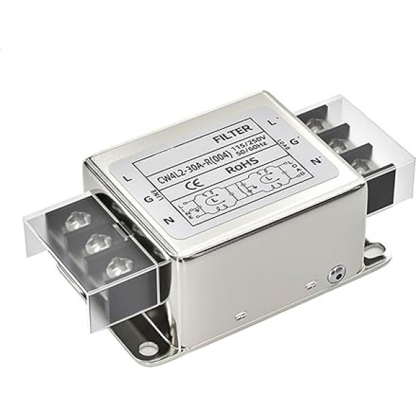 SOEWGAIJI CW4L2-3A/6A/10A/20A/30A-R(004) bezvadu tīkla filtrs, divpakāpju filtru bloks, 220 V, bezmaksas(CW4L2-30A-R 004)