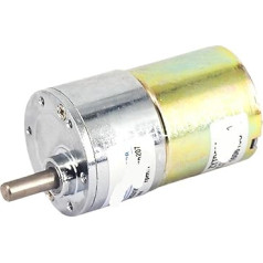 1 x ZGB37RG 12 V 24 V Gleichstrommotor mit Permanentmagnet, Exzenterwelle, Geschwindigkeitsregelung, im Uhrzeigersinn / gegen den Uhrzeigersinn (52,12 V)