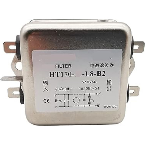 HT170-10-L8-B2 10A HT170-20-L8-B2 20A einephasiger Wechselstromfilter 220V(HT170-20 -L8-B2 20A)