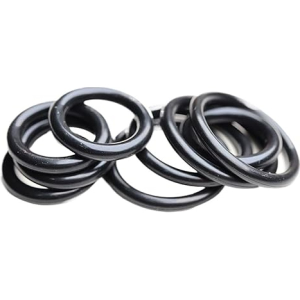 Lūpu blīves O-Ring-Kit CS 1,8 mm NBR-Gummidichtring ID 21-70,5 mm Hochtemperatur- und ölbeständige Unterlegscheibe Radiālās blīves Rotācijas blīves (izmērs : ID 65mm, krāsa : 1,8mm100gab)