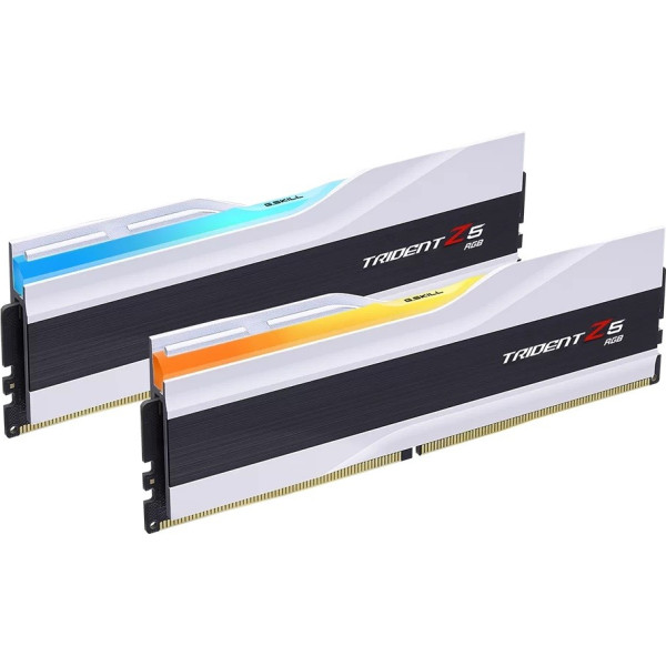 trident z5 rgb ddr5 2x32gb 6400mhz cl32 xmp3 white f5-6400j3239g32gx2-tz5rw