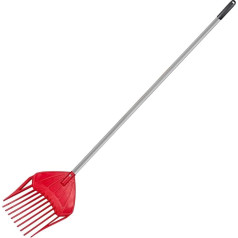 Darlac Garden Rake 'n' Shift Kleiner Rechen für Gartenarbeit, Blättersammlung, Grasschnitt und Schnittgut