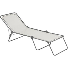 Lafuma Mobilier Siesta L Batyline Seigle II saulės gultas 201 x 70 x 35,5 cm