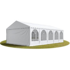 Festzelt 5x10 m Partyzelt Eventzelt XXL 2,6m hoch weiß Pavillon 800 PVC 100% wasserdicht