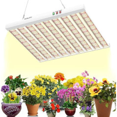 SPF4000 Augu lampa LED pilna spektra augšanas gaisma 400 W 5 x 5 pēdas ar 1323 gabaliņiem Sam-sung diodēm, augšanas gaisma augiem, augu gaisma, LED augšanas lampa telpaugiem, dārzeņiem, ziedu sēšanai