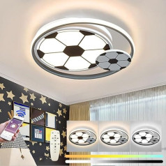 40 W LED griestu gaisma Bērnu istaba Dimmable Futbola griestu gaisma ar tālvadības pulti un lietotni Apaļa guļamistabas lampa Zēni Meitenes Griestu apgaismojums pusaudžu istabai Bērnu istaba Bērnistaba Bērnistaba Cartoon Lights