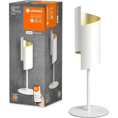 LEDVANCE SMART+ WiFi DECOR galda lampa, balta, 12 W, 840 lm, regulējama balta gaisma, regulējama, 3000-6500 K, gaismas sadalījums uz augšu un uz leju, kontrolējama ar lietotnes palīdzību, saderīga ar Amazon, Google u. c.