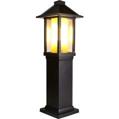 WFZRXFC IP65 Luminum wasserdichte Outdoor Rostfreie Regenfeste Born Rich Säule Post Gartenlampe Säule Lampe Haustür Zaun Hof Säule Lampe Europa Balkon Säule Licht Außen Tischleuchte