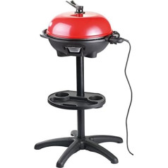 Rosenstein & Söhne Electric kettle barbecue: 5-in-1 electric kettle grill with temperature control and accessories, 1,500 W (electric standing grill, electric grill, camping table)