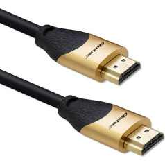 Hdmi kabelis v2.1 īpaši ātrdarbīgs 8k | 60hz | 30awg | 1m zelts