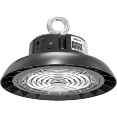 illumitec LED iekštelpu prožektors 100 W Philips Dimmable 191 lm/w 5000 K Dienasgaismas baltums Zems atspīduma leņķis 90° UFO iekštelpu gaisma Rūpnieciskās lampas High Bay Light iekštelpu zema starmešu gaisma Iekštelpu apgaismojums IP65