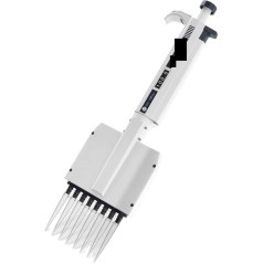 TAITUS Zentrifuge Multichannel Pipette Lab liefert Variable Volumen Mikropipette 8 Kanäle 12 Kanäle Pipette -Kapazität: 0,5 l - 300 l (izmērs: 8 kanāli 50-300ul, krāsa: zila)