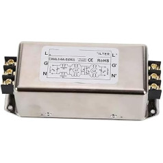 CW4L3-3A/6A/10A/20A/30A-S(003) drīzu, bezsprieguma maiņstrāvas padeves filtrs-220-V-Stromversorgungsfilter mit Lochinstallation(CW4L3-6A-S 003)