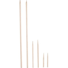 Heathrow Scientific HD120011 smartPicks Impfspitzen aus Holz, Standard, Semi Spitze, 63,5 mm Länge (1500 gab. iepakojumā)