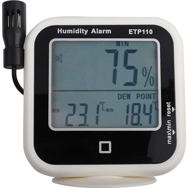 Digitālais ETP110 Higrometrs Termometrs Termo-Higrometrs Mitruma temperatūras rasas punkta displeja mērītājs mājas biroja laboratorijai