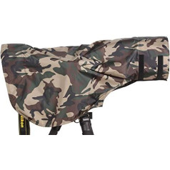 ROLANPRO Lietus pārvalks Lietus pārvalks teleobjektīvam lietus pārvalks Lens Rain Cover Lens Raincoat Army Green Camo Guns Apģērbs L