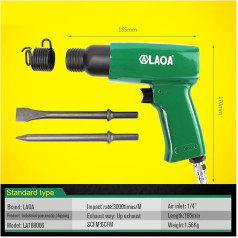Hämmer 6cfm Leistungsstarker pneumatischer Chipphammer for Fahrzeugreparatur-Lufthammer-Jack-Hammer for Brücken-Verbindungsluftentwurf (krāsa : LA188092)