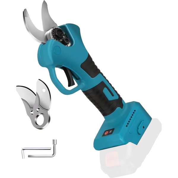 Akku Gartenschere Professionelle Baumschere für Makita 18v Akku, Elektro Akku Astschere 30 mm Schnittdurchmesser für einfach Garten und Baum Beschneiden(Ohne Akku)