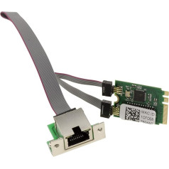 KALEA-INFORMATIQUE M2 M.2 NGFF E A pagrindinė kortelė 2.5 Gigabit RJ45 LAN ethernet 10 100 1000 1G 2.5G su Realtek RTL8125 mikroschemų rinkiniu