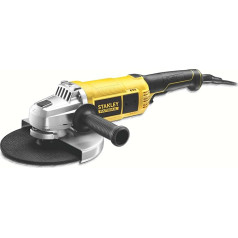 Stanley fme841-qs - Slīpmašīna 2200 W 230 mm 6.500rpm. Roktura palīgs regulējams 3 pozīcijās. Saglabāt bez instrumentiem. 4 m kabelis. Atslēga piederumu nomaiņai.