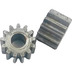 LYMFE Industrielles Stirnradgetriebe 13T 1M Kohlenstoffstahlgetriebe 13 Zähne Außendurchmesser = 15 mm Metallritzel Mechanisches Wartungszubehör 133A 134A 135A 136A (Izmērs : 6mm, Krāsa : 13 zobi)