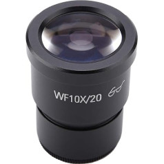 1 x mikroskopa okulārs WF10X/20 Super Widefield 10X Stereo mikroskopa okulārs triokulāram binokulāram stereomikroskopam, stiprinājuma izmērs 30 mm