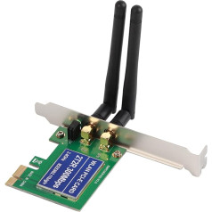 Sxhlseller PCI-E WiFi adapteris - 2.4 5GHz Dual Band WiFi karte Windows XP/Vista Windows 7/8/8.1/10 Windows 7/8/8.1/10 32/64 Mac/Hackintosh