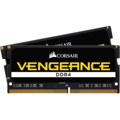 Corsair Vengeance SODIMM 16GB (2x8GB) DDR4 3200MHz CL22 atmiņa portatīvajiem datoriem - melna - atbalsta 6. paaudzes Intel Core™ i5 un i7 procesorus