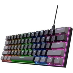 Trust Gaming GXT 867 Acira Spāņu QWERTY-izkārtojums Mehāniskais tastatūra