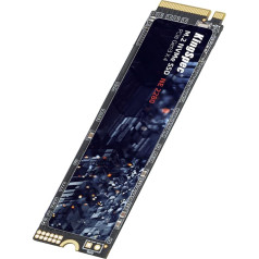 KingSpec SSD 512GB, M.2 NVMe Gen3x4 SSD 2280 - līdz 2400MB/s, iekšējais cietvielu disks ar 3D NAND Flash, saderīgs ar galddatoru un klēpjdatoru