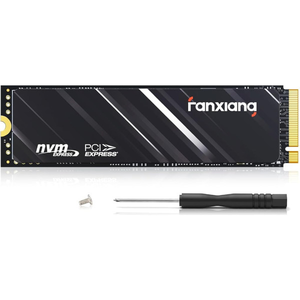 fanxiang NVMe M.2 SSD 1TB, PCIe Gen4x4 Gaming Solid State Drive, 3600 MB/s nolasīšanai, 3200 MB/s ierakstīšanai, iekšējais SSD, cietais disks datu pārsūtīšanai-SP610