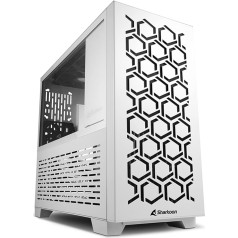 Sharkoon MS-Y1000 White, Micro-ATX PC korpuss