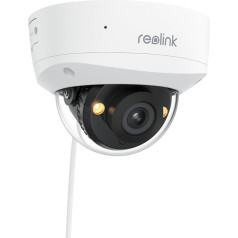 Reolink 5MP HD kameru kamera HD Spotlight Dome PoE ar IK10 aizsardzību pret vandalismu, krāsu nakts redzamību, divvirzienu audio, inteliģentu personu/transportlīdzekļu/dzīvnieku noteikšanu, bez ikmēneša maksām, RLC-540A