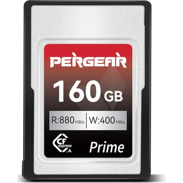 Карта памяти Pergear Professional 160GB CFexpress Type A, VPG200 со скоростью чтения до 880 Мб/с и записи до 900 Мб/с для записи 4K 120P, 8K 30P