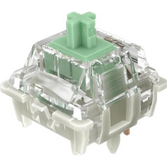 Gateron Baby Kangaroo Switch 2.0 iepriekš eļļots ar RGB saderīgu priekšējo Heavy Duty Tactile 5 Pin MX mehānisko klaviatūru (36 gab. iepakojumā)